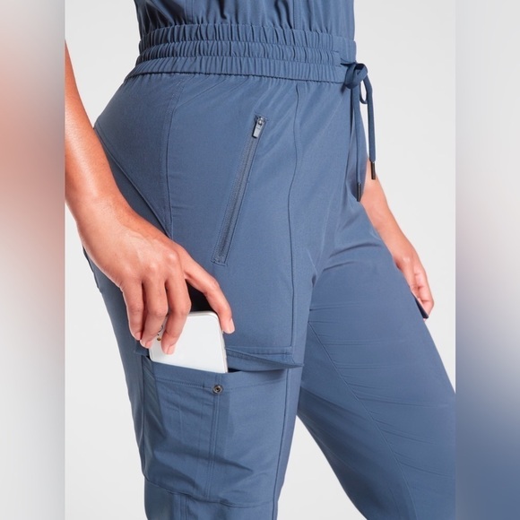 Athleta Unbound Jumpsuit in Iron Blue L - Picture 3 of 8